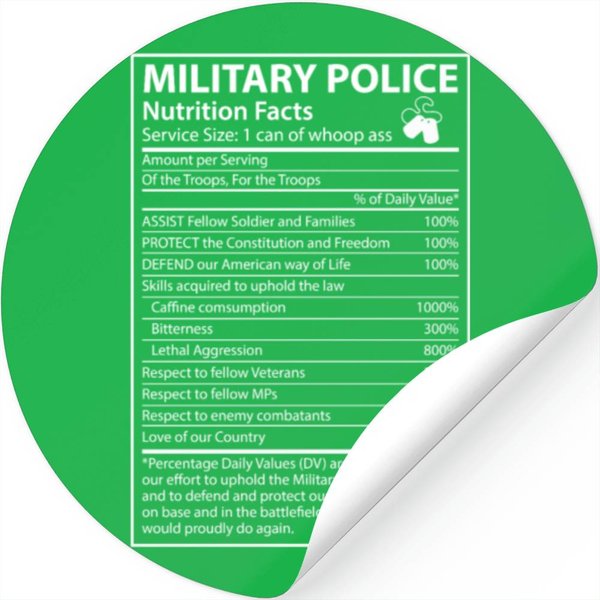 Military Police Nutrition Facts-image