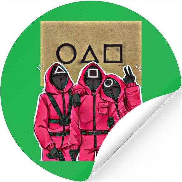 Squid Games Sqaud Stickers-image