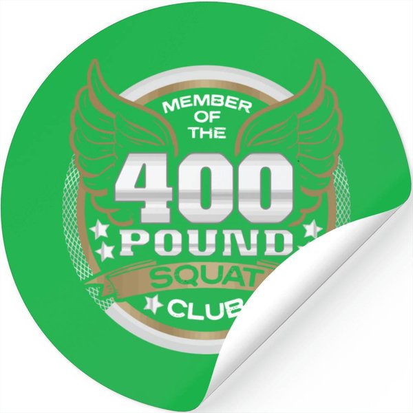 400 Pound Squat Club For Powerlifter Weightlifter-image