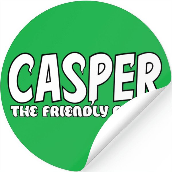 Casper The Friendly Ghost White Logo Stickers-image