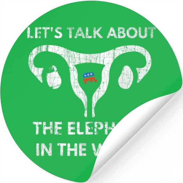Let's Talk About The Elephant In The Womb Stickers-image