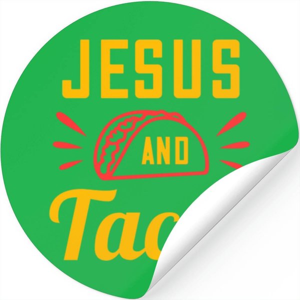 Jesus And Tacos Stickers-image