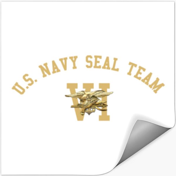 Seal Team Six Vi Gold Stickers-image
