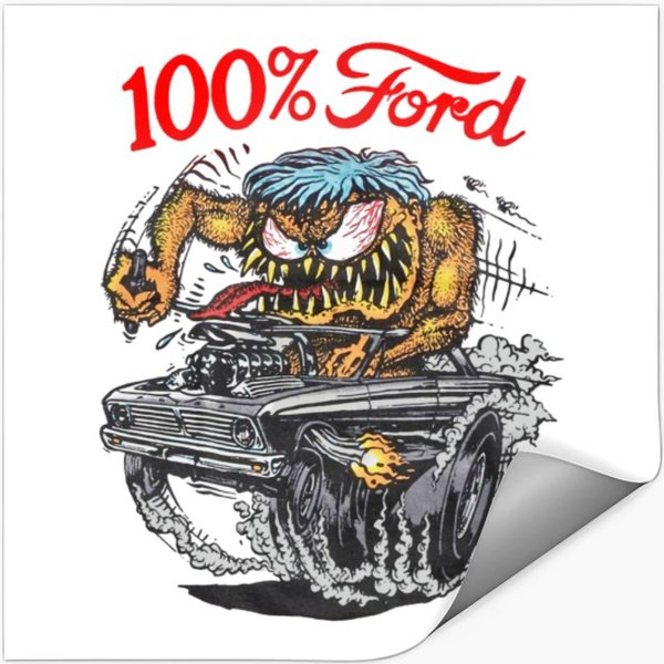 100 F. Rat Fink Stickers-image
