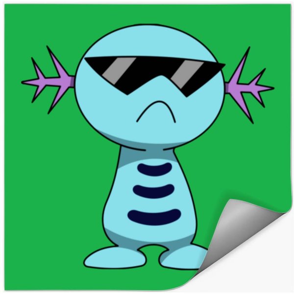 Badass Wooper Stickers-image