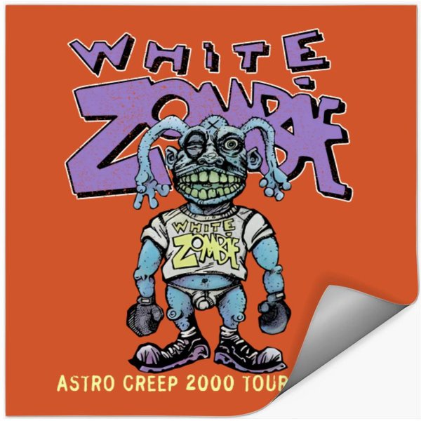 1996 White Zombie Astro Creep 2000 Tour Stickers-image