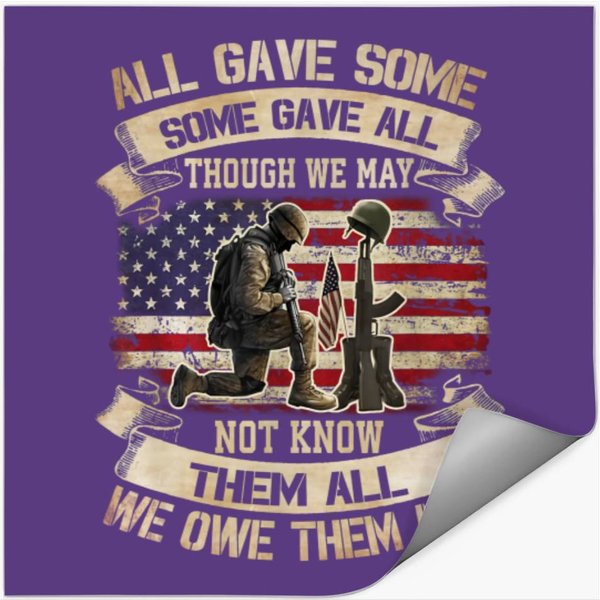 All-Gave-Some,-Some-Gave-All-Veterans Stickers-image