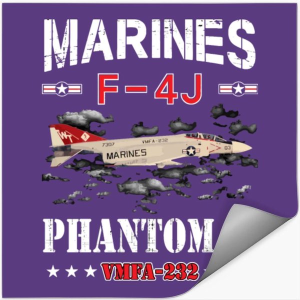 F 4J Phantom Ii Vmfa 232 Us Airofrce Stickers-image