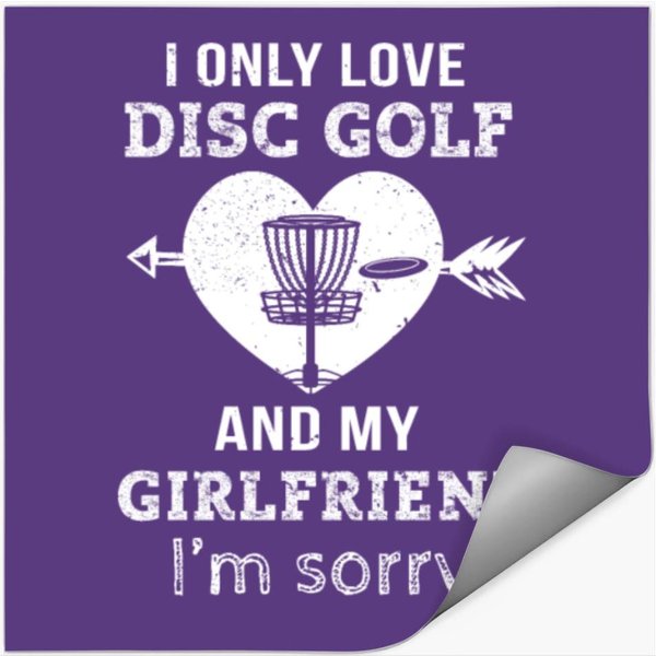 Girlfriend Stickers Disc Golf Sticker Disc Golf Lover-image