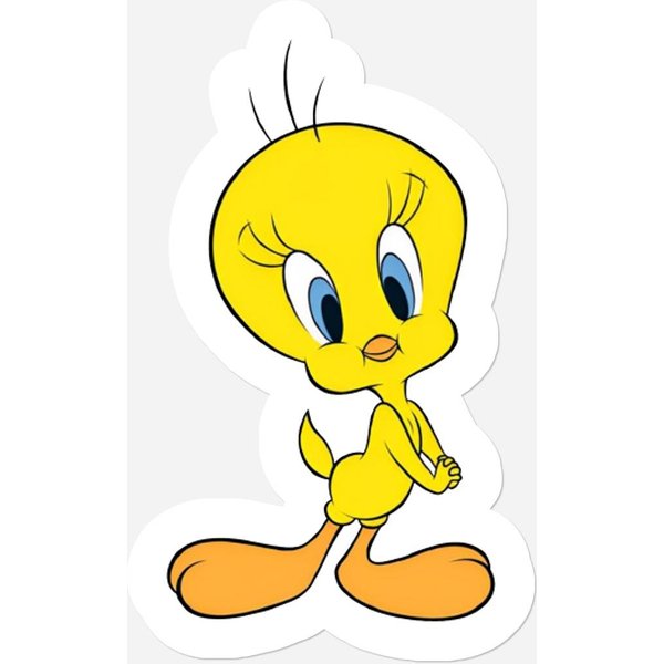 Tweety Bird Unisex Softstyle Graphic Stickers-image