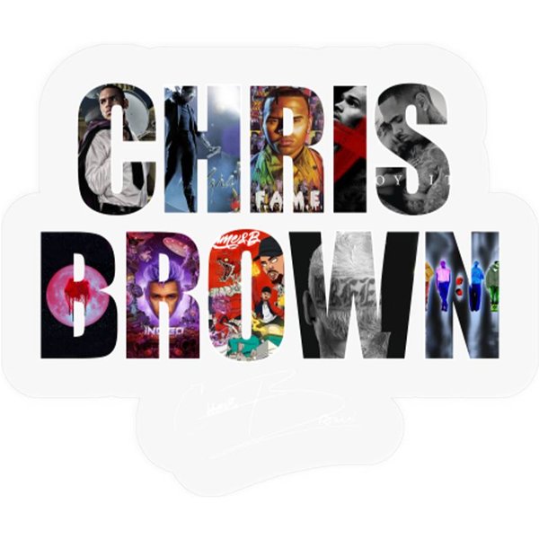 Chris Brown Gift Fans Stickers-image