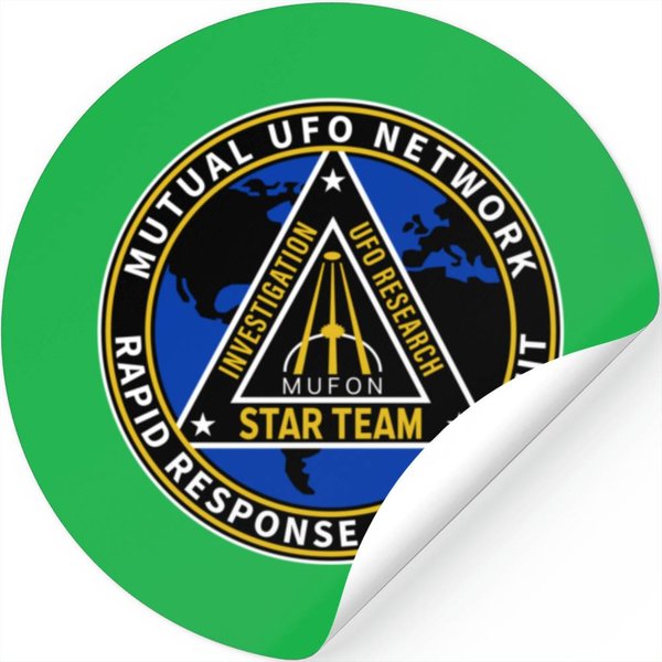Mufon Mutual Ufo Network Rapid Response Special Unit Emblem Stickers-image