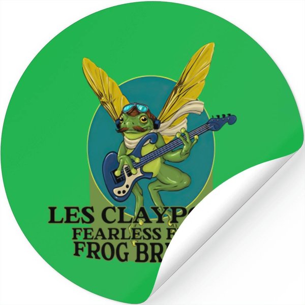 Les Claypools Fearless Flying Frog Brigade The Summer Of Green Tour 2023 Stickers-image