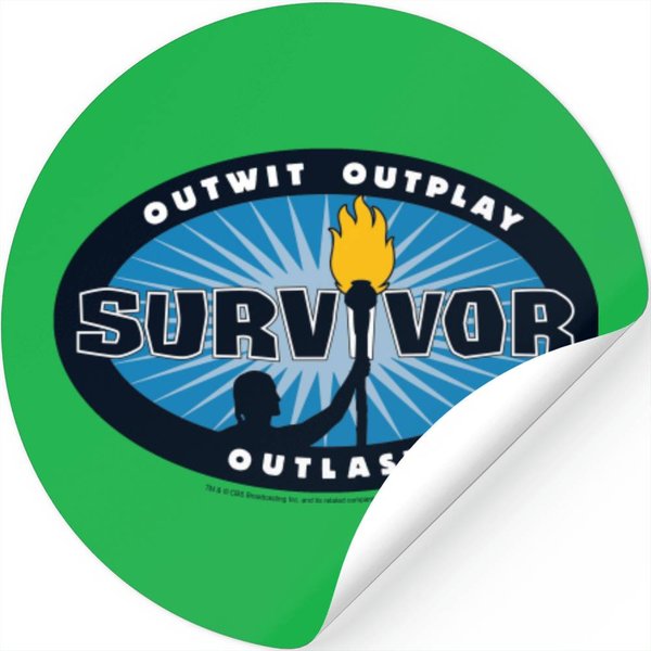 Survivor Blue Burst Royal Blue Stickers-image