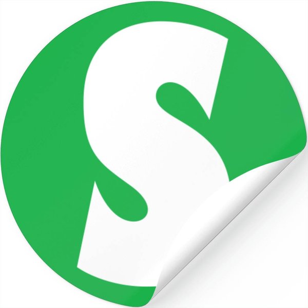 Chipmunks "S" Simon Letter Print Halloween Costume Stickers-image