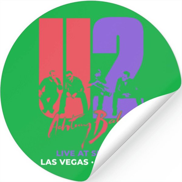 Las Vegas U2 Ultraviolet Sphere 2023, U2 Graphic Music Stickers-image