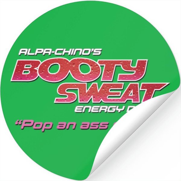 Booty Sweat Energy Drink Logo Stickers-image