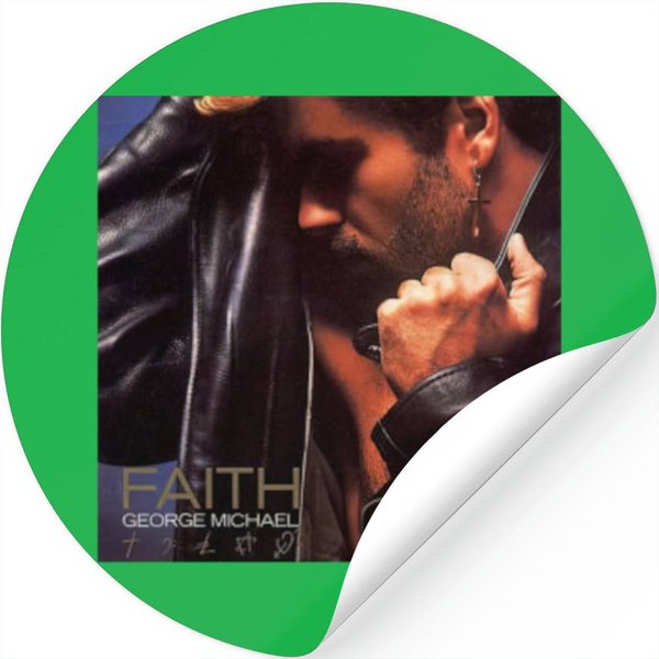 George Michael Faith Album Stickers-image