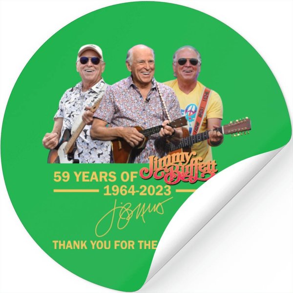 Thanks For The Memories Jimmy Buffett - Jimmy Buffett - Stickers-image
