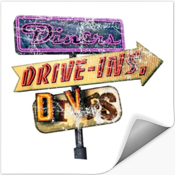Diners Drive Ins And Dives Stickers-image