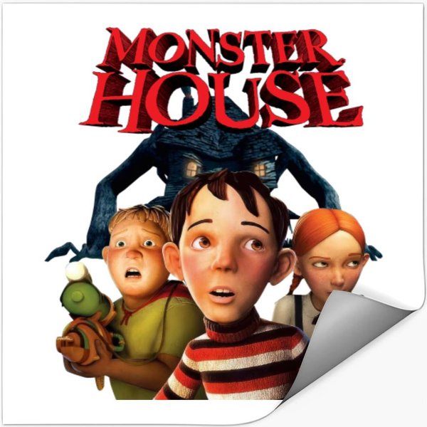 Monster House Stickers - Fun Holiday Decor-image