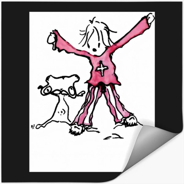 Mylene Farmer Drawing (2) Stickers-image