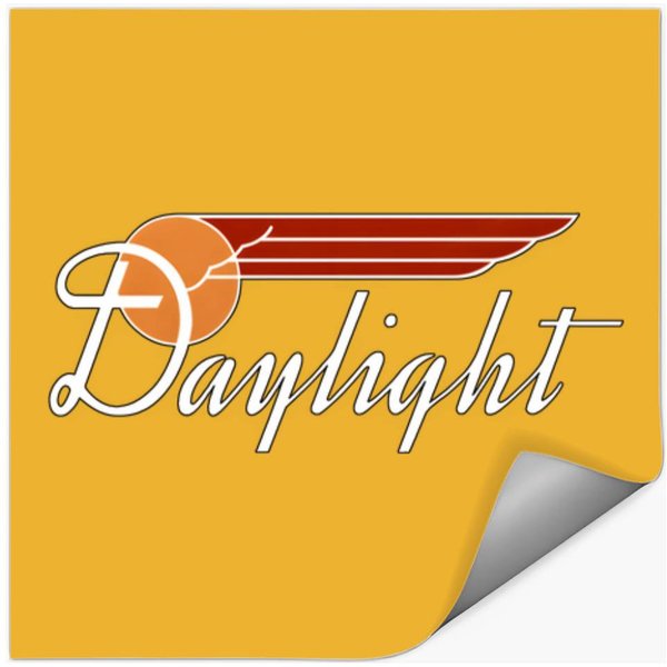 Vintage Southern Pacific Railroad Daylight Stickers-image