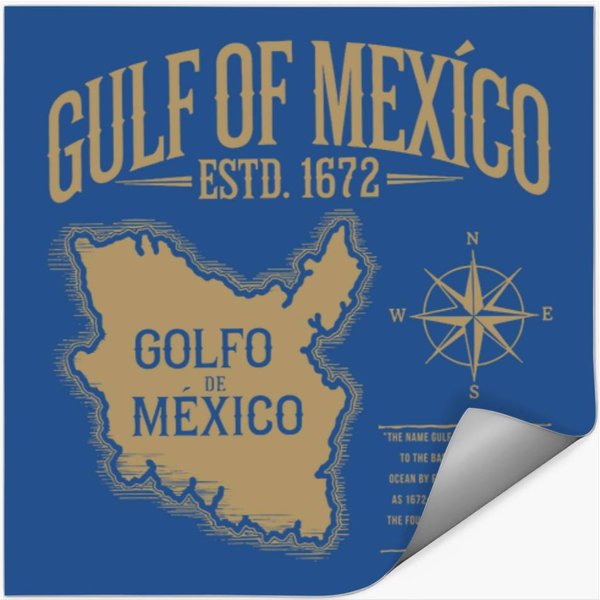 Gulf Of Mexico Golfo De Mxico Stickers-image