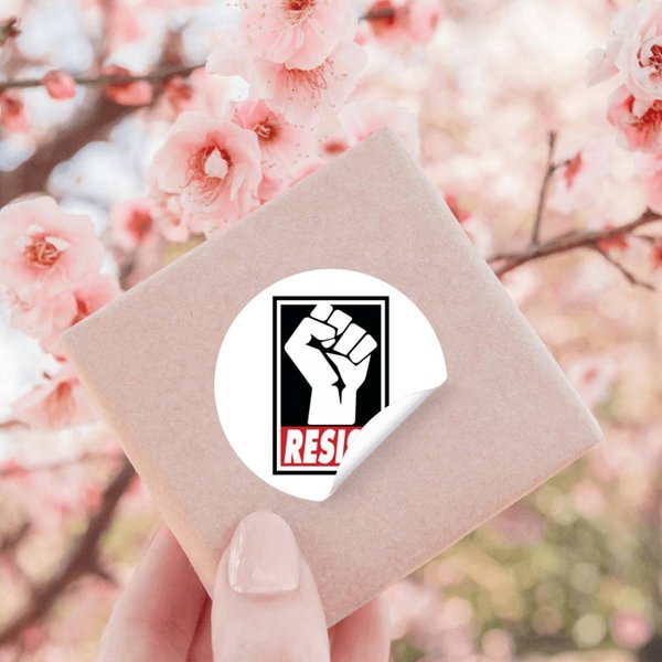 Resist Classic T-Shirt Stickers-image