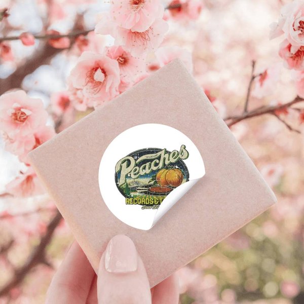 Peaches Records &Amp; Tapes 1975 Stickers-image