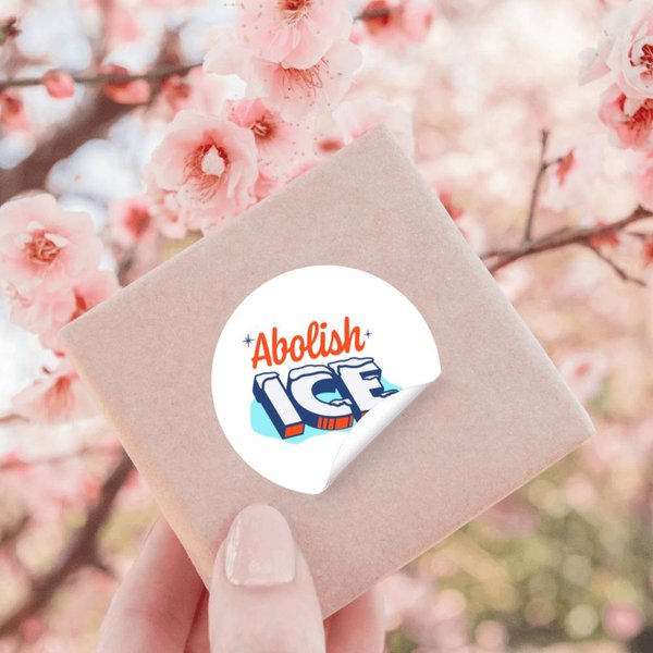 Abolish Ice, Funny Design, Immigration And Customs Enforcement Stickers-image