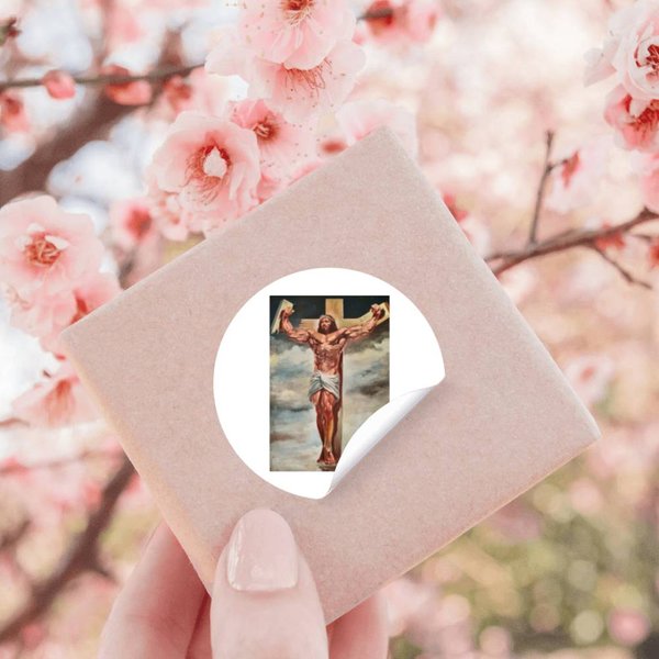 Muscle Jesus Christ Stickers-image