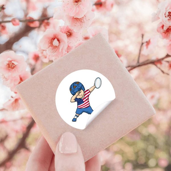 Rugby Gift Rugby Boy United States Jersey Us Rugby Stickers-image