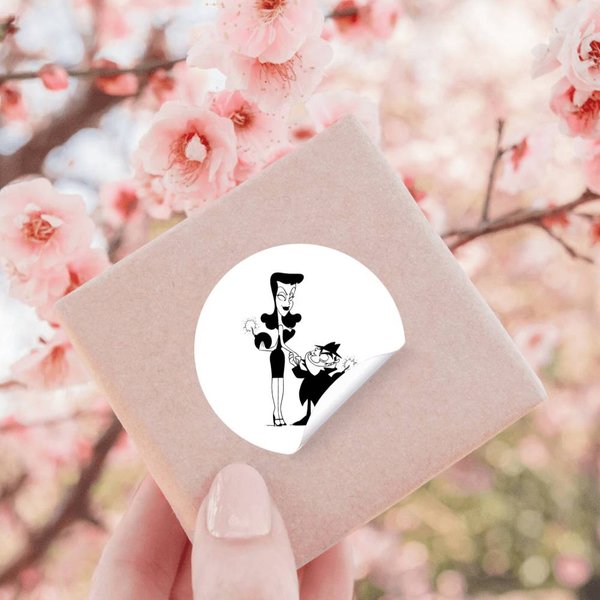 Boris And Natasha. Stickers-image