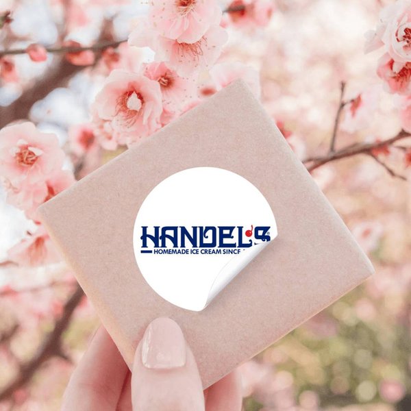 Handels Homemade Ice Cream Restaurant Stickers-image