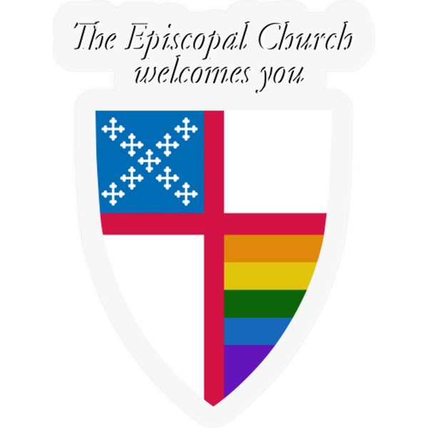 The Episcopal Church Welcomes You Lgbtq Stickers-image