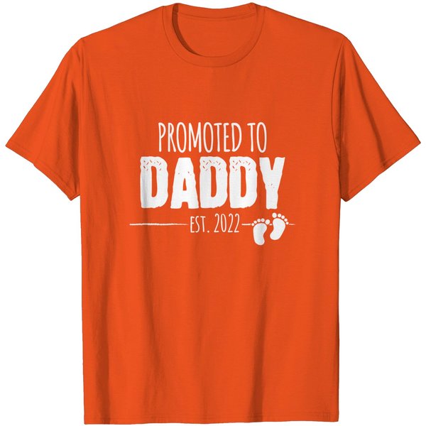 Promoted To Daddy 2022 Soon To Be Dad Husband Gift T-Shirt-image