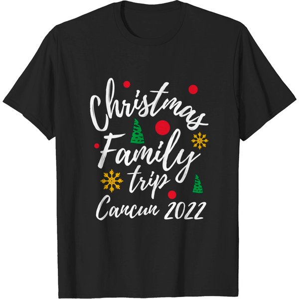Cancun Family Christmas Mexico Trip 2022 T-Shirt-image