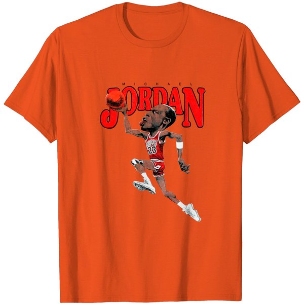 Vintage Michael Jordan Caricature T-Shirts-image