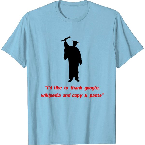Internet Graduate Graduation Thanks T Shirt-image