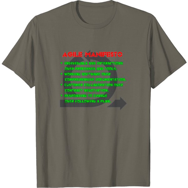 Agile Manifesto T Shirt-image