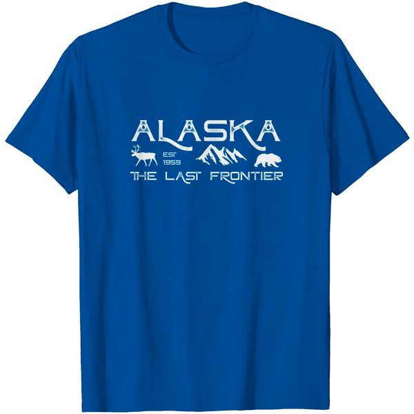 Rustic Alaska The Last Frontier Alaskan Outdoors T Shirt-image