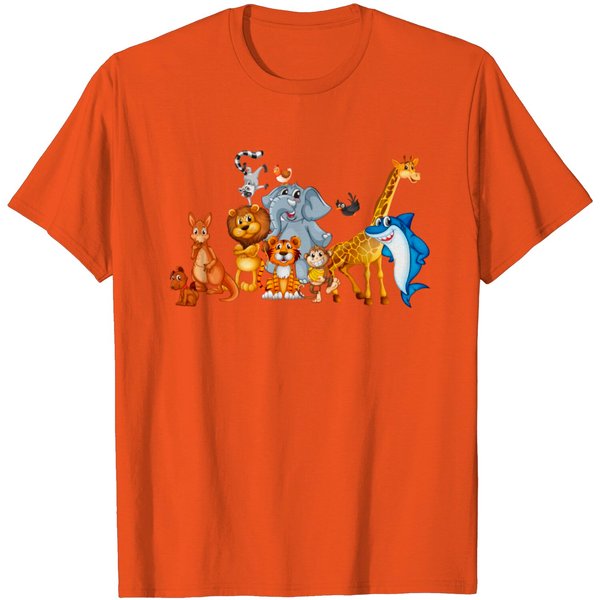 Animal-Zoo-Wildlife-Bird-Fish T Shirt-image