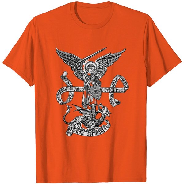 St Michael- Protect As T Shirt-image