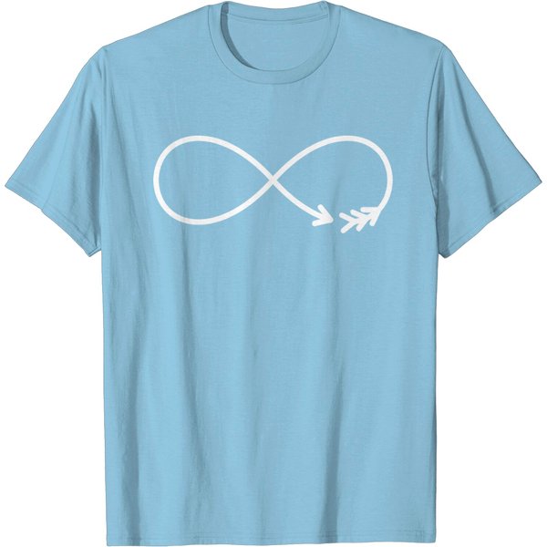 Infinity Symbol Arrow Gift Love T Shirt-image