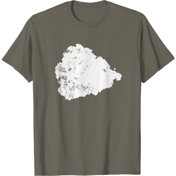 Ascension Island Plain Map T Shirt-image