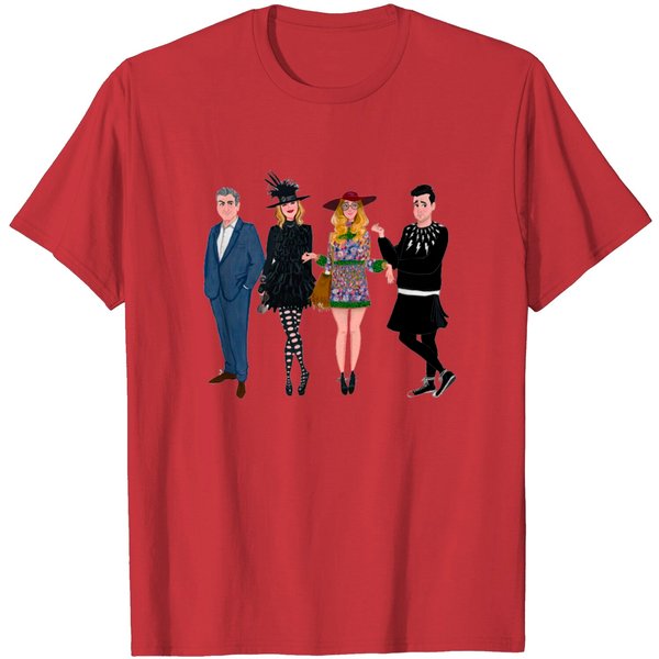 Schitt S Creek Cartoons Characters T Shirt T Shirt-image