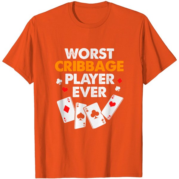 Cribbage Worst Cribbage Player Ever T Shirt-image