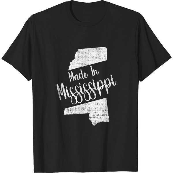 Mississippi State Map T-Shirt-image