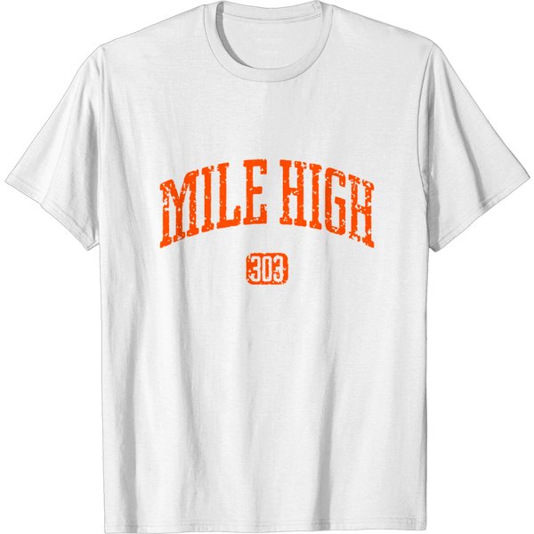 Women S Mile High Ladies Denver Tee Colorado T Shirt-image